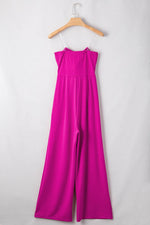 Load image into Gallery viewer, Bright Pink Bowknot Strapless Wide Leg Jumpsuit - Fashion Queen - 10