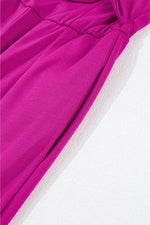 Load image into Gallery viewer, Bright Pink Bowknot Strapless Wide Leg Jumpsuit - Fashion Queen - 15