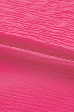 Load image into Gallery viewer, Bright Pink Ruffled Short Sleeve Plus Size Top - Fashion Queen - 21