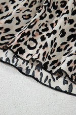 Load image into Gallery viewer, Brown Leopard Printed Halter Neck Backless Ruffled Hem Maxi Dress - Fashion Queen - 17