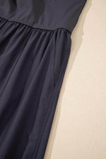 Load image into Gallery viewer, Carbon Grey Back Crossed Straps Hollow Out Jogger Jumpsuit - Fashion Queen - 18