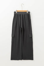 Load image into Gallery viewer, Carbon Grey Cargo Pockets Drawstring Sweatpants - Fashion Queen - 7