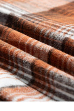 Load image into Gallery viewer, Cinnamon Plaid Corduroy Patchwork Chest Pocket Shacket - Fashion Queen - 11