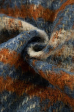 Load image into Gallery viewer, Cinnamon Plaid Print Chest Pockets Turn Down Collar Shacket - Fashion Queen - 23