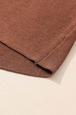 Load image into Gallery viewer, Coffee High Neck Short Bat Sleeve Sweater - Fashion Queen - 9