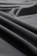 Load image into Gallery viewer, Dark Grey Drawstring Side Crewneck Tee and Loose Pants Set - Fashion Queen - 19