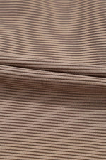 Load image into Gallery viewer, Dark Khaki Textured Short Sleeve Half Zip Drawstring Waist Romper - Fashion Queen - 22