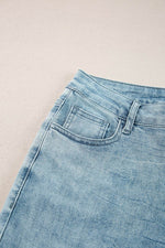 Load image into Gallery viewer, Dusk Blue Acid Wash Extra Wide Leg High Waist Long Jeans - Fashion Queen - 7