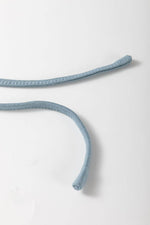 Load image into Gallery viewer, Dusk Blue Lace Crochet Patched Lace-up High Waist Wide Leg Pants - Fashion Queen - 18