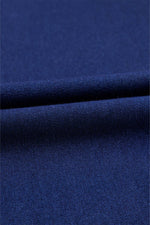 Load image into Gallery viewer, Dusk Blue Solid Crossed Waist High Elastic Fit Flare Knit Jeans - Fashion Queen - 14