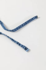 Load image into Gallery viewer, Dusk Blue Square Neck Side Pockets Loose Fit Denim Mini Dress - Fashion Queen - 20