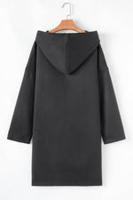 Load image into Gallery viewer, Fiery Red Solid Color Casual Zip up Hooded Coat - Fashion Queen - 19