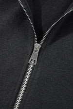 Load image into Gallery viewer, Fiery Red Solid Color Casual Zip up Hooded Coat - Fashion Queen - 23