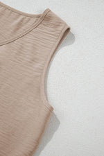 Load image into Gallery viewer, Goat Buttoned Vest Drawstring Wide Leg Pants 2pcs Set - Fashion Queen - 6