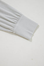 Load image into Gallery viewer, Gray 3 Pcs Crop Tank Top Shorts with Cardigan Lounge Set - Fashion Queen - 4