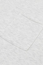 Load image into Gallery viewer, Gray Button Up Contrast Knitted Sleeves Hooded Jacket - Fashion Queen - 16