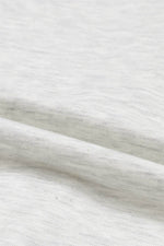 Load image into Gallery viewer, Gray Button Up Contrast Knitted Sleeves Hooded Jacket - Fashion Queen - 19