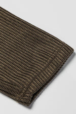 Load image into Gallery viewer, Gray Button Up Contrast Knitted Sleeves Hooded Jacket - Fashion Queen - 27