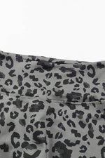 Load image into Gallery viewer, Gray Classic Leopard Print Active Leggings - Fashion Queen - 10