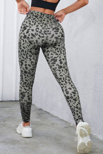 Load image into Gallery viewer, Gray Classic Leopard Print Active Leggings - Fashion Queen - 2