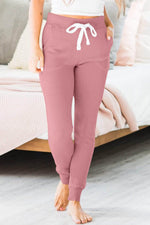 Load image into Gallery viewer, Gray Drawstring Waist Pocketed Joggers - Fashion Queen - 7