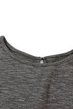 Load image into Gallery viewer, Gray Ribbed Elastic Waist Romper - Fashion Queen - 11