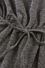 Load image into Gallery viewer, Gray Ribbed Elastic Waist Romper - Fashion Queen - 13