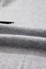 Load image into Gallery viewer, Gray Star Pattern Drop Shoulder Sweater - Fashion Queen - 17