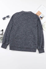 Load image into Gallery viewer, Gray Vintage Washed Flap Pocket Button Shacket - Fashion Queen - 15