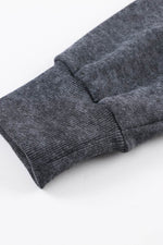 Load image into Gallery viewer, Gray Vintage Washed Flap Pocket Button Shacket - Fashion Queen - 17