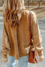 Load image into Gallery viewer, Gray Vintage Washed Flap Pocket Button Shacket - Fashion Queen - 5