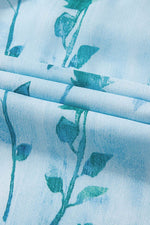 Load image into Gallery viewer, Green Floral Print Ruffled Side Slit Tube Top Maxi Dress - Fashion Queen - 17