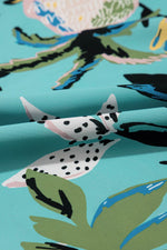 Load image into Gallery viewer, Green Plus Size Floral Smocked Bodice Single Puff Short Sleeve Babydoll Blouse - Fashion Queen - 16