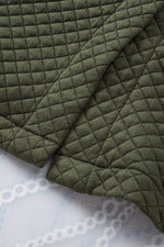 Load image into Gallery viewer, Green Retro Quilted Flap Pocket Button Shacket - Fashion Queen - 22