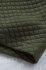 Load image into Gallery viewer, Green Retro Quilted Flap Pocket Button Shacket - Fashion Queen - 26