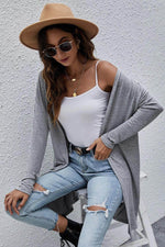 Load image into Gallery viewer, High Rise Solid Color Open Front Lightweight Cardigan - Fashion Queen - 5