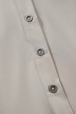 Load image into Gallery viewer, High Solid Color Balloon Sleeve Side Slits Loose Fit Shirt - Fashion Queen - 11