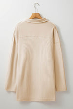 Load image into Gallery viewer, Jet Stream Plus Size Thermal Waffle Knit Henley Tunic Top - Fashion Queen - 15