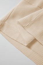 Load image into Gallery viewer, Jet Stream Plus Size Thermal Waffle Knit Henley Tunic Top - Fashion Queen - 16