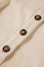 Load image into Gallery viewer, Jet Stream Plus Size Thermal Waffle Knit Henley Tunic Top - Fashion Queen - 18