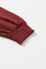 Load image into Gallery viewer, Khaki Exposed Seam Twist Open Back Oversized Sweatshirt - Fashion Queen - 24