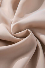 Load image into Gallery viewer, Khaki Frilled Knotted Mock Neck Bishop Sleeve Blouse - Fashion Queen - 11