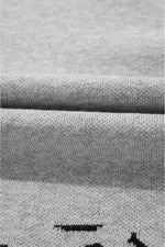 Load image into Gallery viewer, Khaki Leopard High Neck Side Slit Oversized Sweater - Fashion Queen - 23