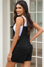 Load image into Gallery viewer, Light Blue Grommet Tie Straps Casual Denim Romper - Fashion Queen - 24