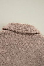 Load image into Gallery viewer, Light French Beige Zipper Pocketed Winter Fuzzy Jacket - Fashion Queen - 13