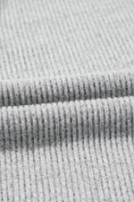 Load image into Gallery viewer, Light Grey 3 Pieces Rib Crop Camisole Matching Shorts Lounge Set with Cardigan - Fashion Queen - 20