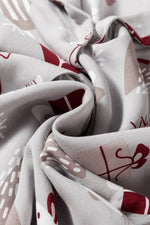 Load image into Gallery viewer, Light Grey Christmas Printed Shirt and Pants Pajama Set - Fashion Queen - 13