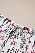 Load image into Gallery viewer, Light Grey Christmas Printed Shirt and Pants Pajama Set - Fashion Queen - 27