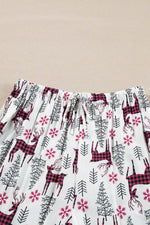 Load image into Gallery viewer, Light Grey Christmas Printed Shirt and Pants Pajama Set - Fashion Queen - 28