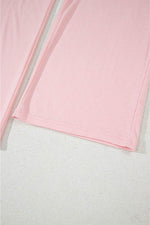 Load image into Gallery viewer, Light Pink 3-Piece Cozy Knit Lounge Set - Fashion Queen - 11